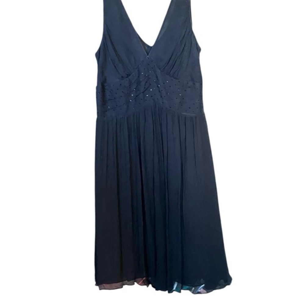Express Whimsy Goth Sequin Beaded Sleaveless Empire Waist Dress Size 6
